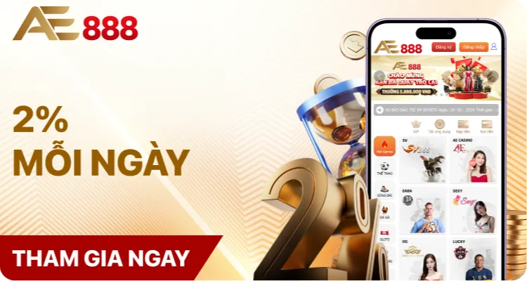 Hoàn trả 2% mỗi ngày